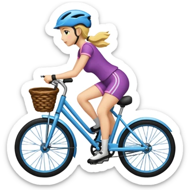 Grab bike women sticker