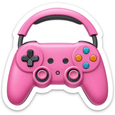 i need gamer pink pack literally for girls soft png 3d illustrations sticker