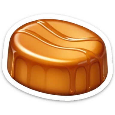 caramel candy sticker