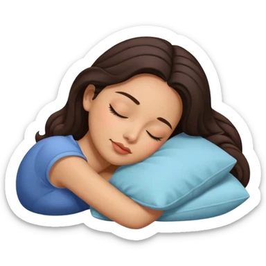 Latina baddie sleeping sticker