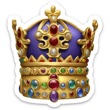 Crown of Charlemagne Holy Roman Empire sticker