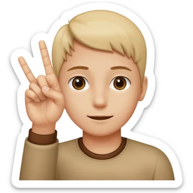 Make a person holding up one hand 6 and the outher a 7 sticker