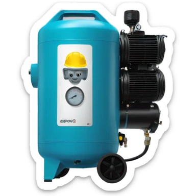 atlas copco logo air compressor  sticker