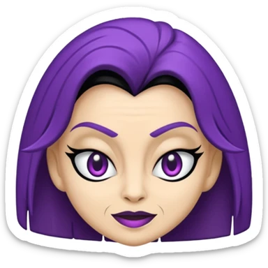 crea un emoji de Yzma de las locuras del emperador sticker