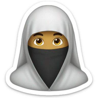 Niqab man  sticker