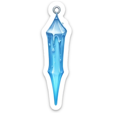 Icicle sticker