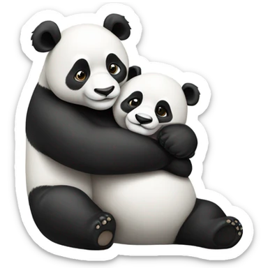Panda love  sticker