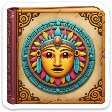 aztec book sticker
