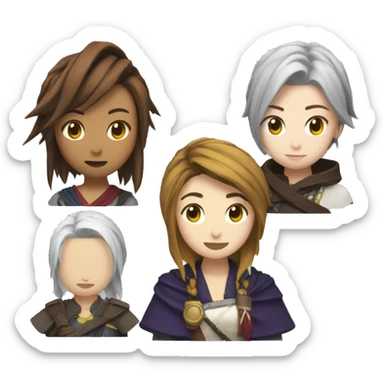 Yuna final fantasy  sticker