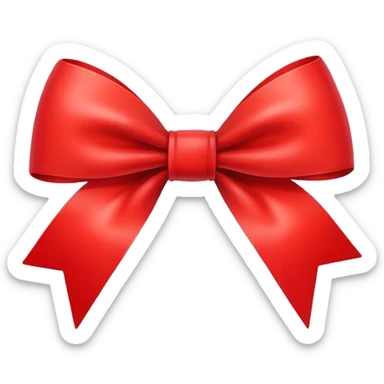Bow sticker