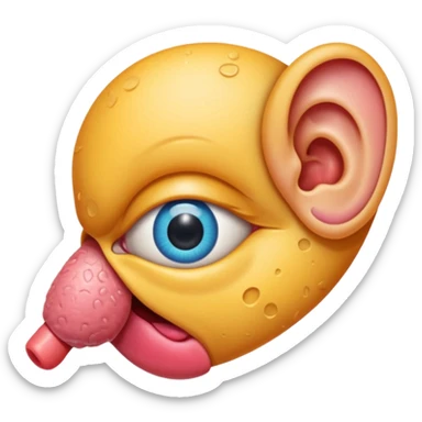 1.6 Sensory Organs 👂 👁️ 👅 sticker
