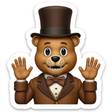 no, sino que es el personaje de FNAF sticker