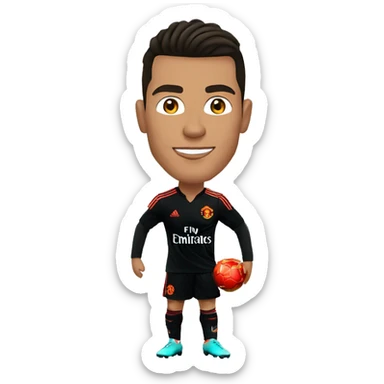 Cristiano ronaldon a manchester united sticker