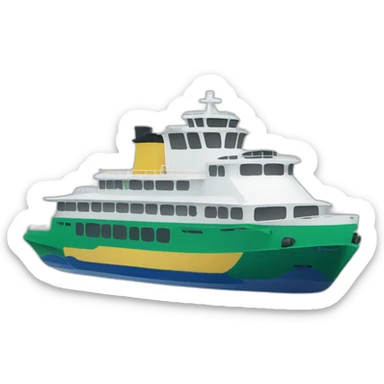 Washington Seattle Ferry sticker