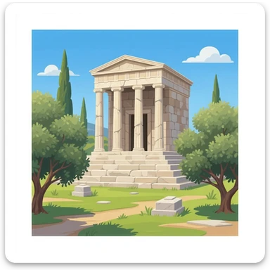 grave Alexander great sticker