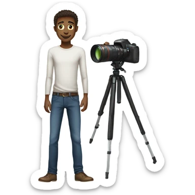 skinny guy with canon sticker