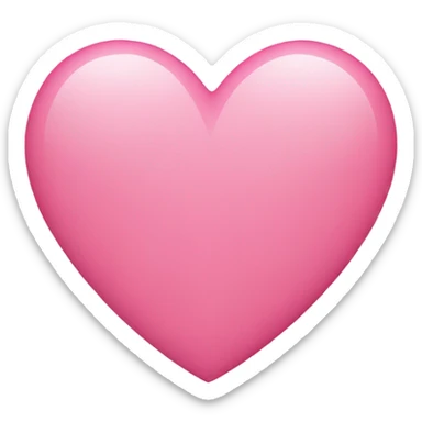 pink heart  sticker