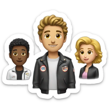 air, grease and time sticker