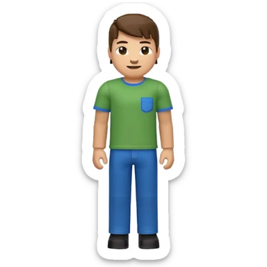 Roblox emoji noob Minecraft  sticker