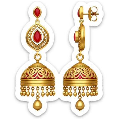 Jhumka emoji sticker