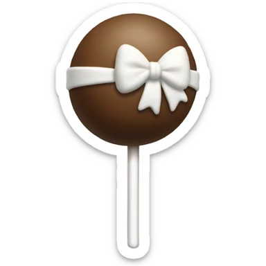 cake pop minimalistic sticker
