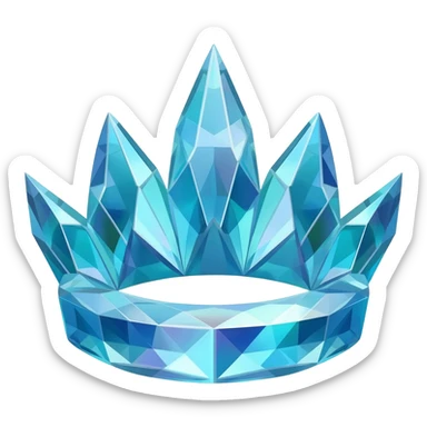 Crystal Crown sticker