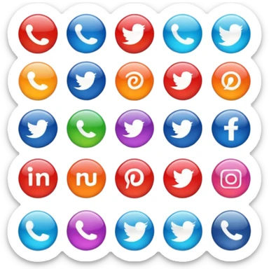 redes sociales sticker