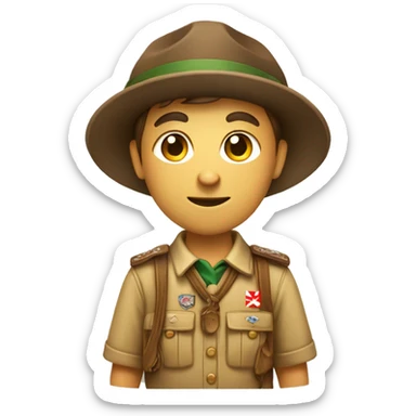 polish scout with a chestnut sticker