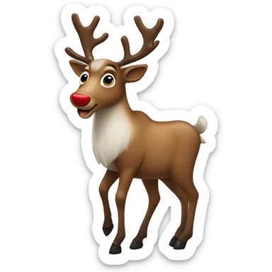 reindeer sticker
