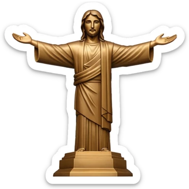 Christ the redeemer sticker