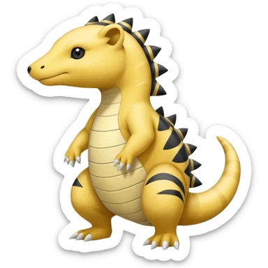 Salandit-Ampharos-Helioptile-Amaura-Samdshrew-fusion sticker