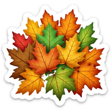 Autumn sticker