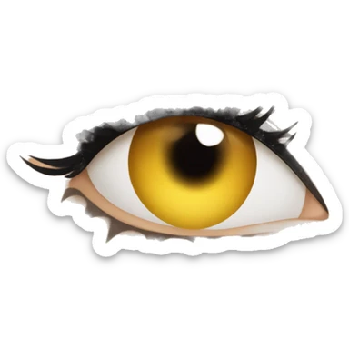 Lash lashes beauty master  sticker