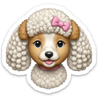 pudel sticker