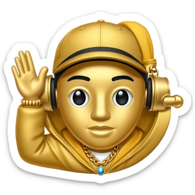 Le signe du rappeur marseillais Jul  sticker