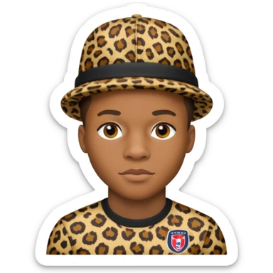 Kylian Mbappé général Mobutu sticker