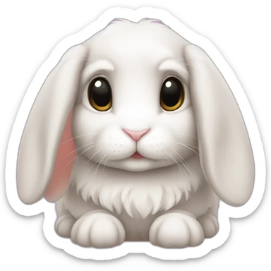 lop bunny sticker