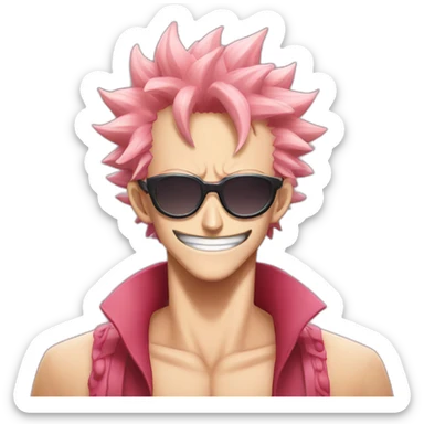 Doflamingo one piece sticker