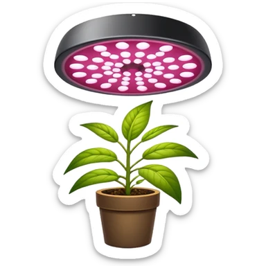 large grow light led white light sticker