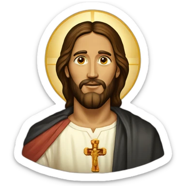 orthodox icon christ sticker