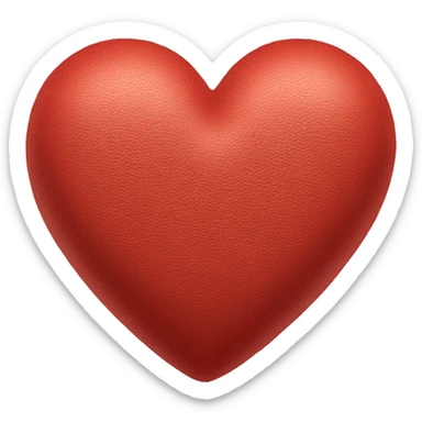 Red heart sticker