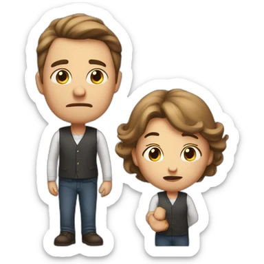 Irritating husband sticker