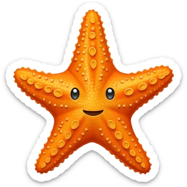 Emoji de estrella de mar sticker