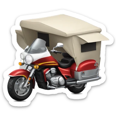 Caravan-motortrike sticker