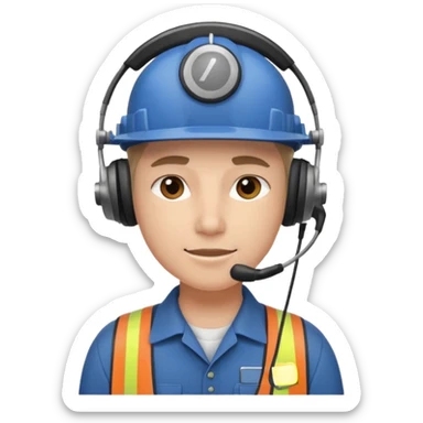 Dispatch department worker  sticker