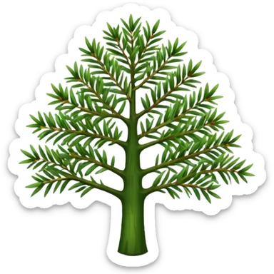 Tea tree sticker