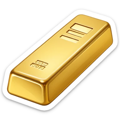 gold bar sticker