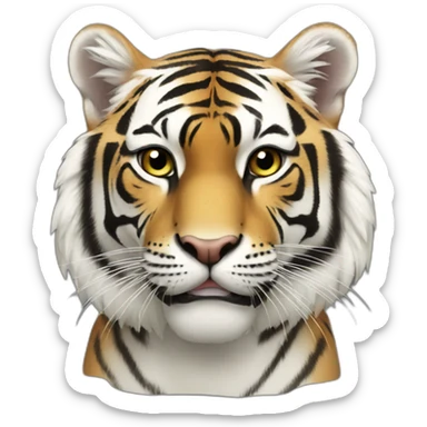 Tigre blanc sticker