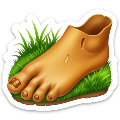 An image of a Tar heel foot sticker