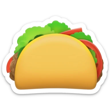 taco emoji ai sticker